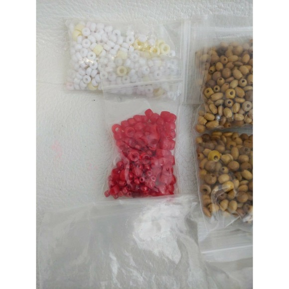 Friendship Bracelet Wooden Beads Jewelry Crafts Embroidery Floss Thread - Picture 5 of 10